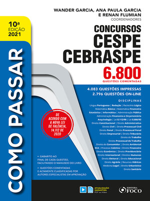 cover image of Concursos CESPE CEBRASPE